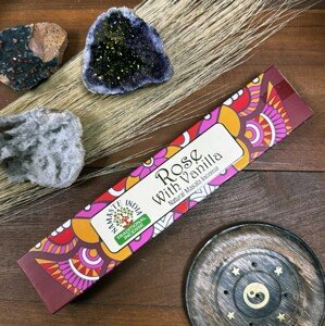 Ancient Wisdom Vonné tyčinky Namaste Mandala Masala - Růže a Vanilka