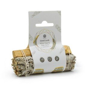 Ancient Wisdom Vykuřovací svazek - Bílá šalvěj a Palo Santo 10cm