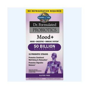 Garden of Life - Dr. Formulated - probiotika pro podporu nálady - 50 miliard CFU - 60 kapslí