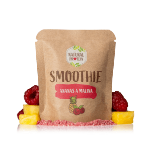 NaturalProtein Smoothie - Ananas + Malina Letní akce