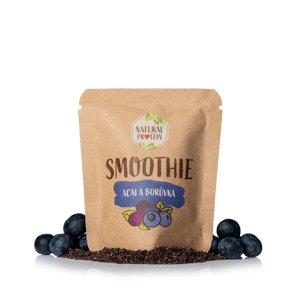 NaturalProtein Smoothie - Borůvka a Acai