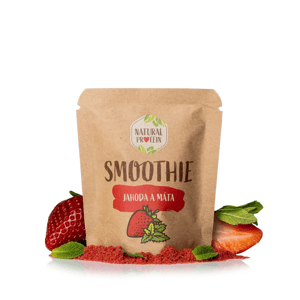 NaturalProtein Smoothie - Jahoda a máta