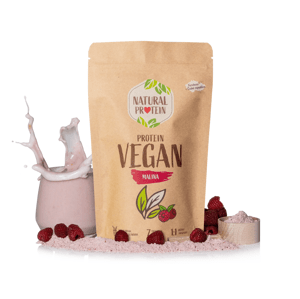 NaturalProtein Veganský protein - Malina