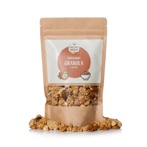 NaturalProtein Proteinová granola - ořechová Letní akce