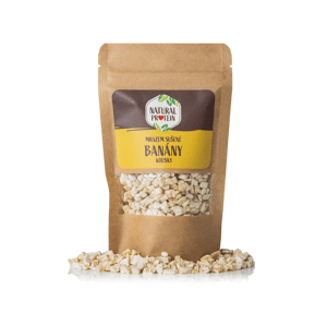 NaturalProtein Mrazem sušené banány - kousky