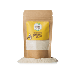 NaturalProtein Mrazem sušené banány - prášek