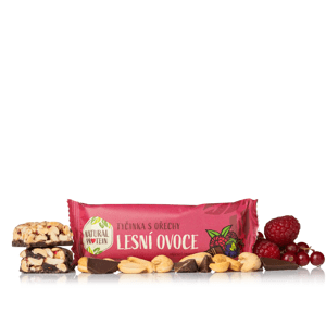NaturalProtein Ořechová tyčinka - lesní ovoce Letní akce