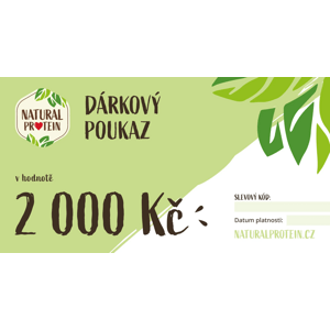 Dárkový poukaz - 500 / 1000 / 2000 kč (online) 2000 kč