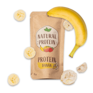 NaturalProtein Proteinová ovesná kaše - Banán (60 g)