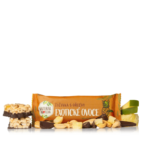 NaturalProtein Ořechová tyčinka - exotické ovoce Letní akce
