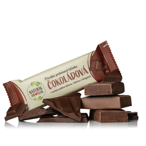 NaturalProtein Proteinová tyčinka s kolagenem - Čokoládová Letní akce