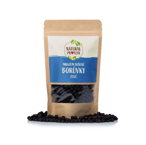 NaturalProtein Mrazem sušené borůvky - celé Letní akce