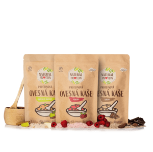 3x proteinová ovesná kaše