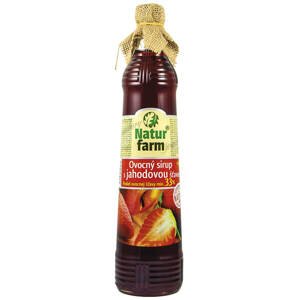 Natur farm Ovocný sirup s jahodovou šťávou 700 ml