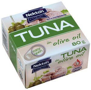 Nekton Tuňák v olivovém oleji celý 80 g