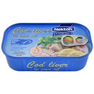 Nekton Tresčí játra ve vlastním oleji 115 g