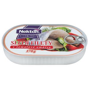 Nekton Sledí filety v rajčatové omáčce 170 g