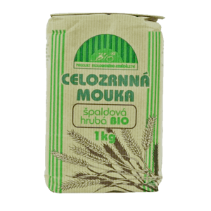Natural Jihlava (DMT) Natural mouka špaldová celozrnná hrubá BIO 1kg