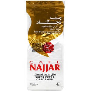 Najjar Káva mletá super extra kardamom Množství: 200 g