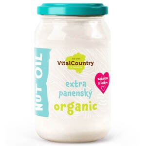 Vital Country Kokosový olej extra panenský BIO Obsah: 900 ml