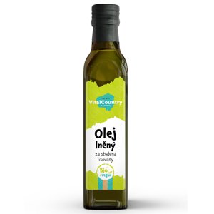 Vital Country Lněný olej olej lisovaný za studena BIO Obsah: 250 ml