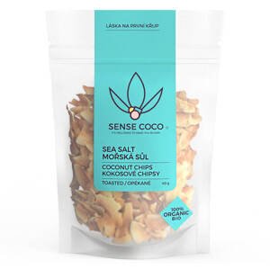 (DMT) Sense Coco Bio kokosové chipsy s mořskou solí 40 g