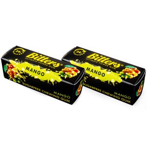 Bitters energetické žvýkačky Mango 1+1 ZDARMA