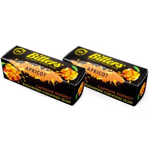 Bitters energetické žvýkačky Meruňka 1+1 ZDARMA