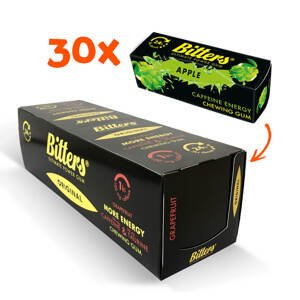 Bitters energetické žvýkačky Jablko (box 30 ks)
