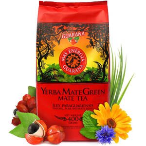 Mate Green Yerba Mas Energia Guarana 400 g
