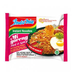 Indomie Instantní nudle Hot & Spicy příchuť 80 g