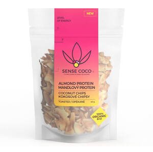(DMT) Sense Coco Bio kokosové chipsy mandlový protein 40 g