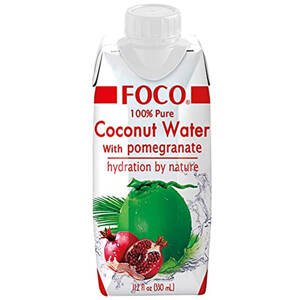 FOCO Kokosová voda s granátovým jablkem 500 ml