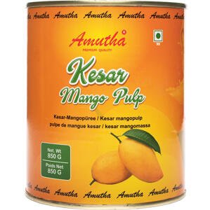 (POŠKOZENO) Amutha Mangové Pyré Kesar Mango Pulp 850 g