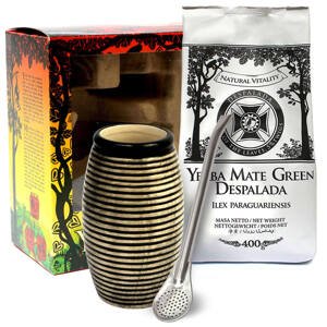 Mate Green Dárková sada Yerba Daspalada + bombilla + kalabasa