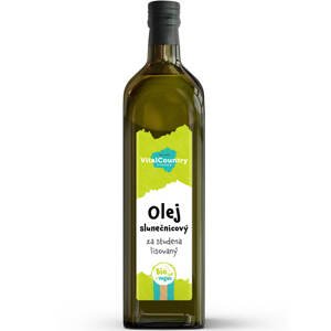 Vital Country Slunečnicový olej lisovaný za studena BIO 1000 ml