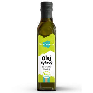 Vital Country Dýňový olej lisovaný za studena BIO Obsah: 250 ml