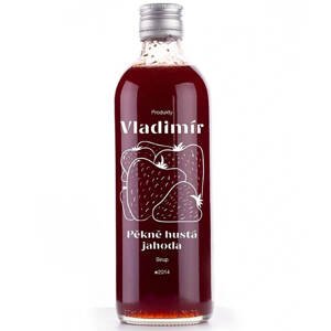 Sirupy Vladimír Sirup Pěkně hustá Jahoda 500 ml