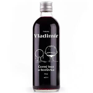 Sirupy Vladimír Sirup Černý bez a Borůvka 500 ml