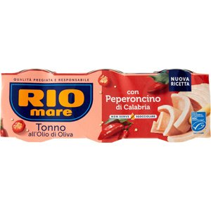 Rio Mare Tuňák v olivovém oleji s chilli papričkou 3 x 80 g