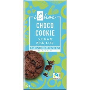 (DMT) iChoc Veganská čokoláda Cookie BIO 80 g