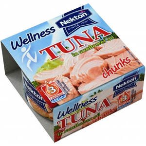 Nekton Tuňák ve slunečnicovém oleji Wellness kousky 185 g