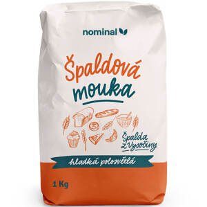 Nominal Špaldová mouka hladká polosvětlá 1000 g