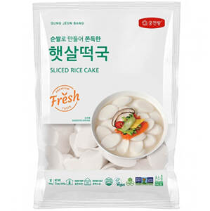 Gung Jeon Bang Rýžové knedlíčky - plátky na Tteokbokki 500g