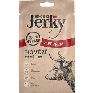 Jihočeské Jerky Hovězí s pepřem 20g