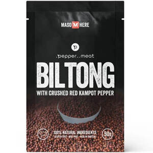 Maso Here Hovězí Biltong s kampotským pepřem 50g