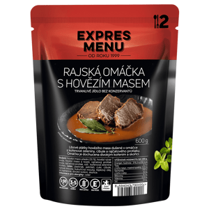 Expres Menu Rajská omáčka s hovězím masem 600 g