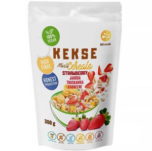 Kekse cereálie jahoda bezlepkové 300 g