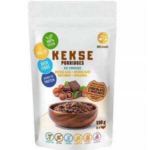 Kekse Ovesná kaše čokoláda a lískové oříšky bezlepková 330 g