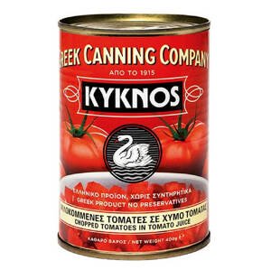 (DMT) Kyknos Krájená rajčata v rajčatové šťávě 400 g